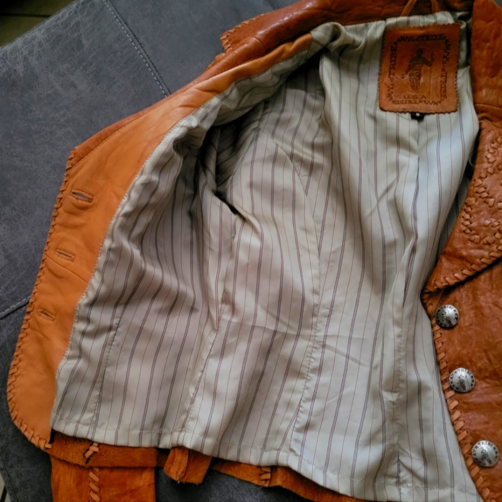 Leather jacket